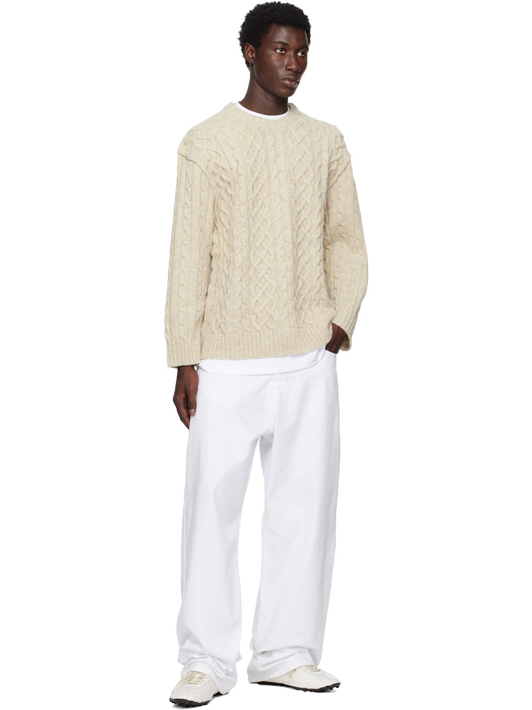 Beige City Escape Sweater - 4