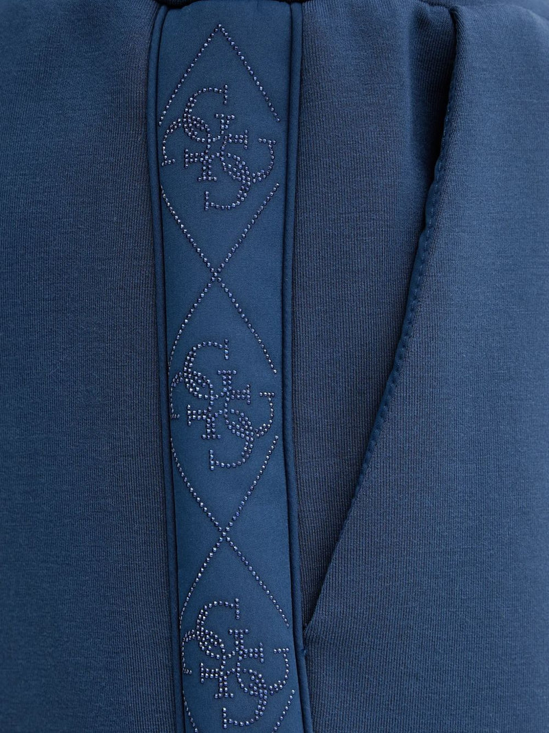 New Victoire logo-band track pants 4