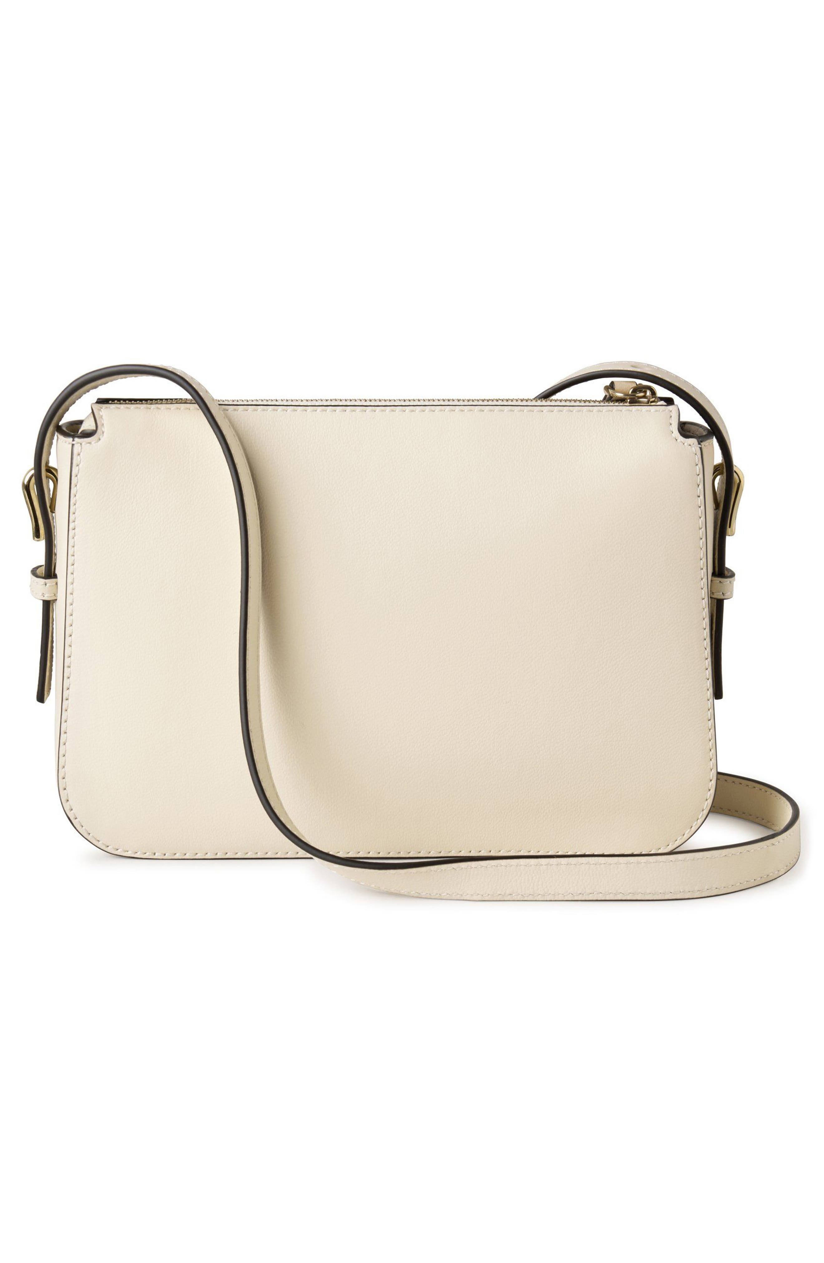 Mulberry Clovelly Leather Crossbody Bag in Eggshell at Nordstrom - 2