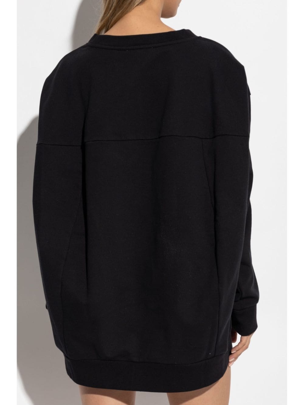 V-neck sweater dress - 4