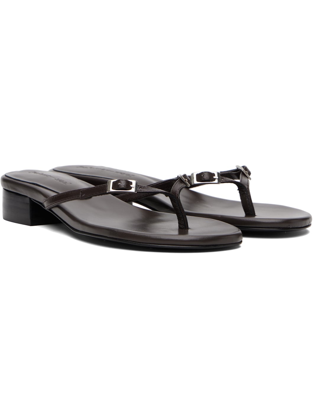 Brown Mica Sandals - 4