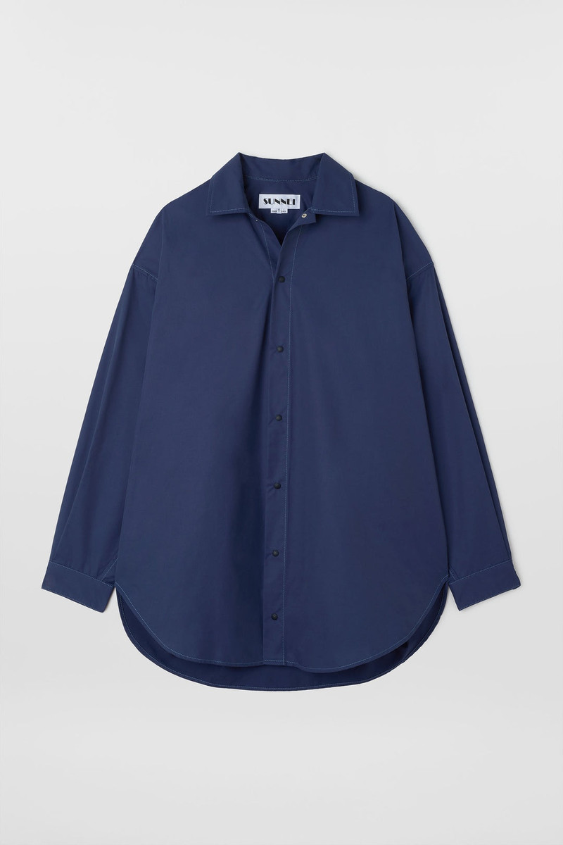 MEGA OVER SHIRT / blue 1
