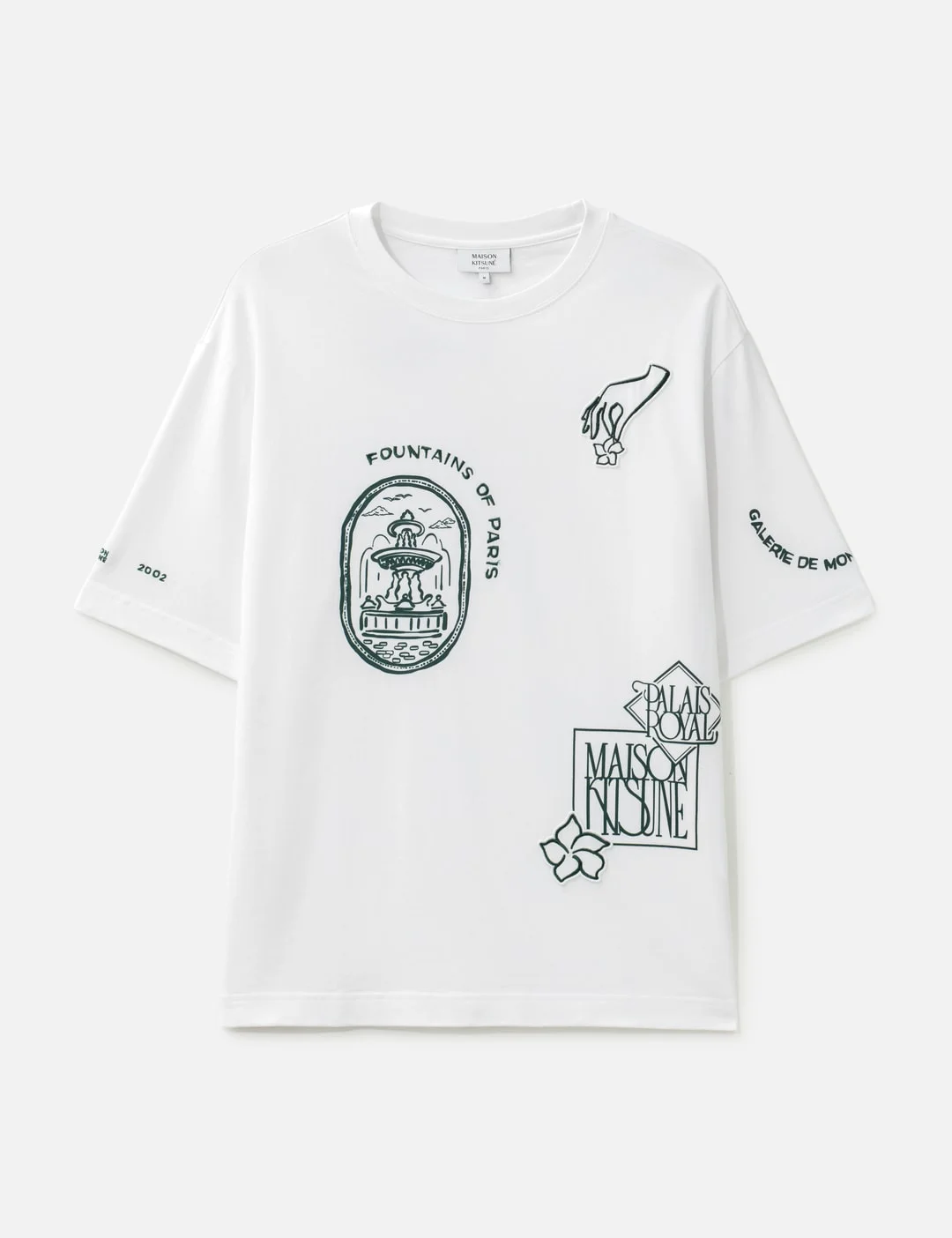 ART NOUVEAU STAMPS OVERSIZE T-SHIRT - 1