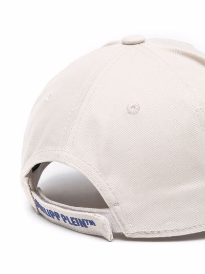 PHILIPP PLEIN distressed logo patch cap outlook