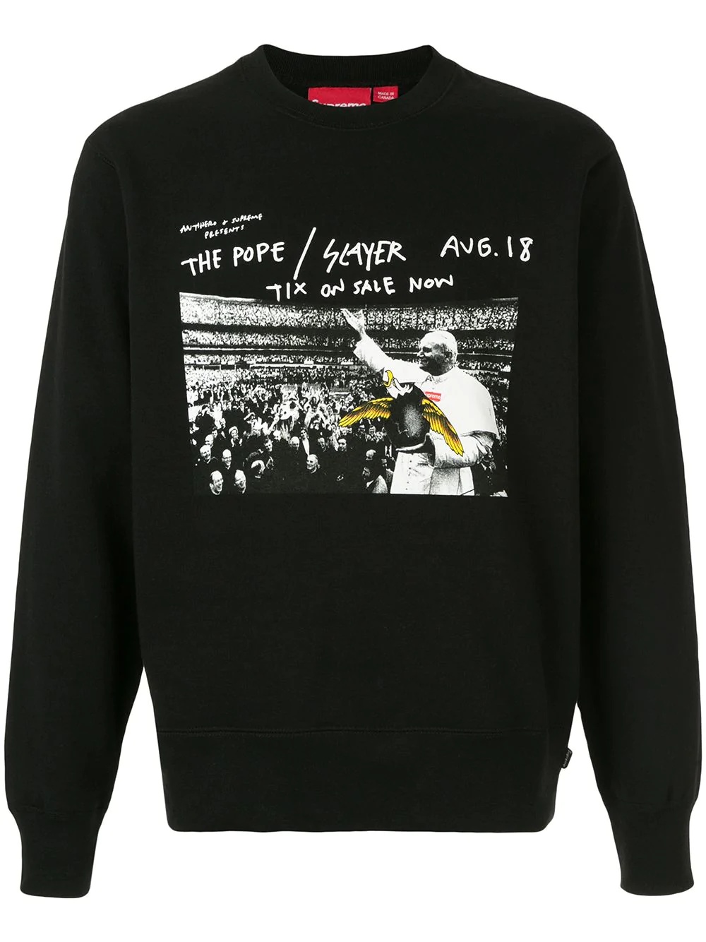 anti hero crew neck sweatshirt - 1