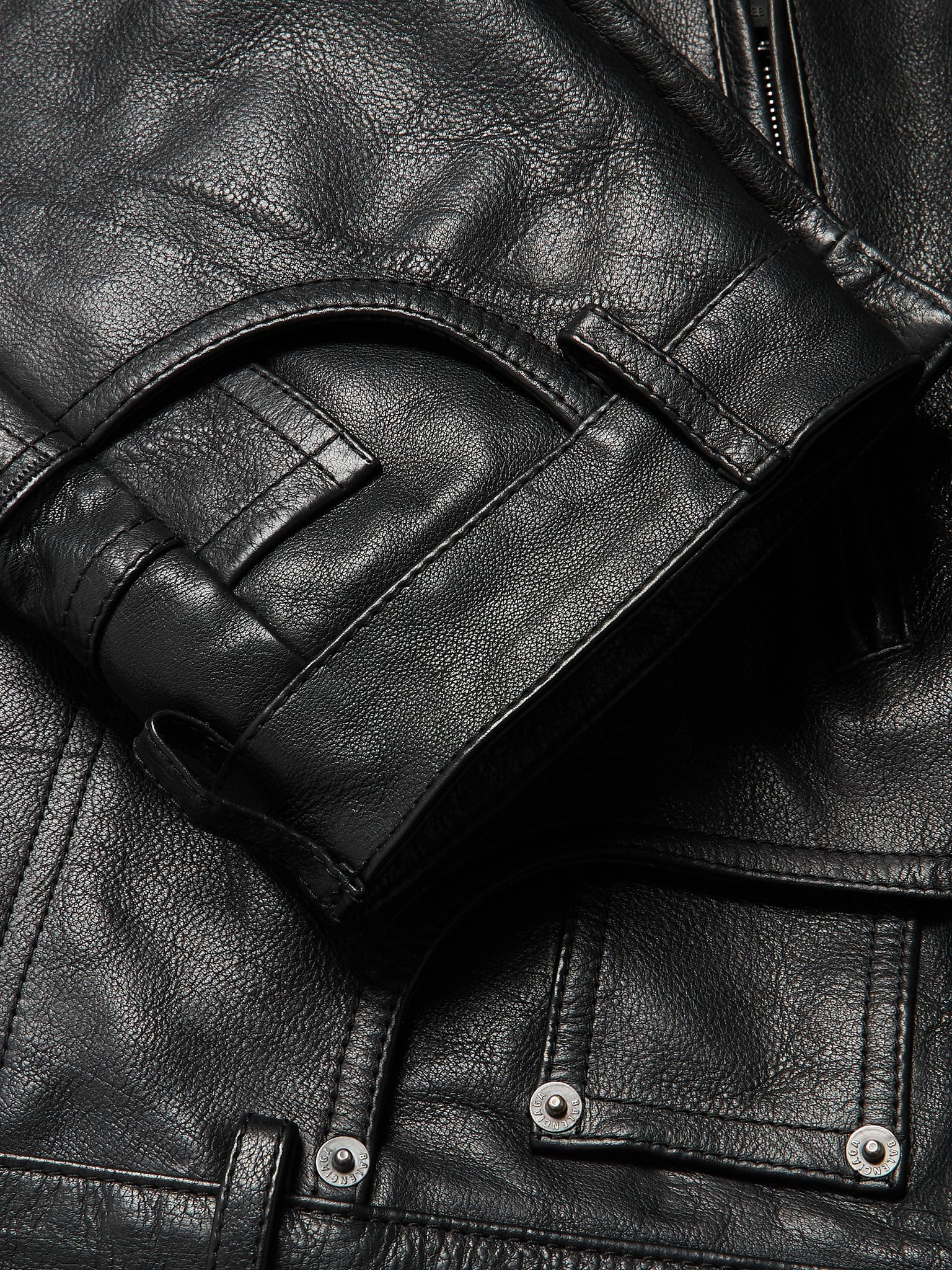 Leather Jacket Black - 5