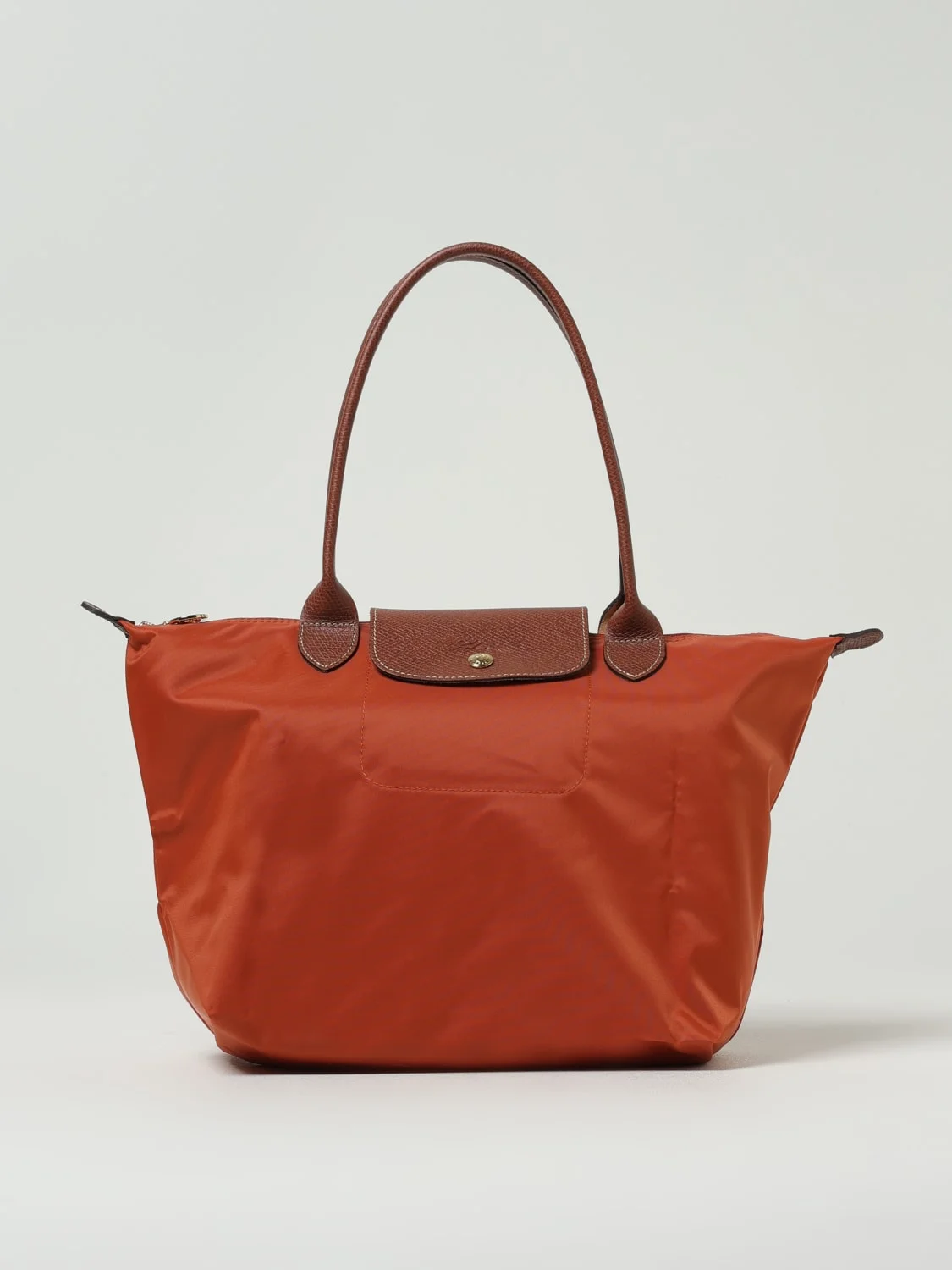 Longchamp Le Pliage bag in nylon and grained leather - 1