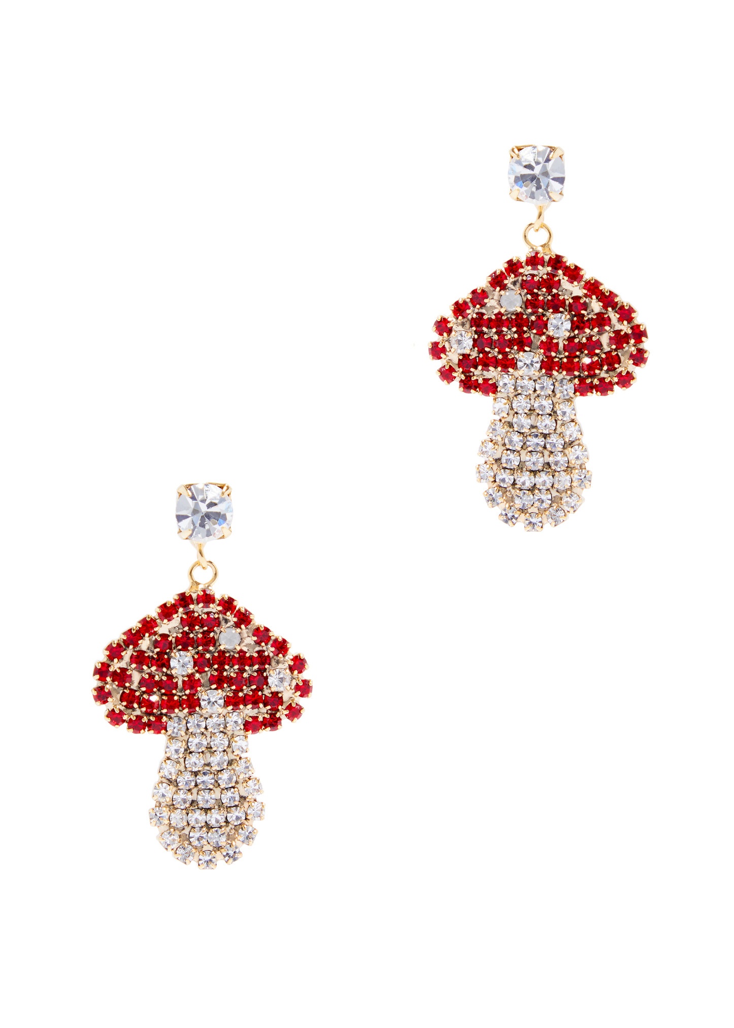 FinFerli crystal-embellished drop earrings - 1