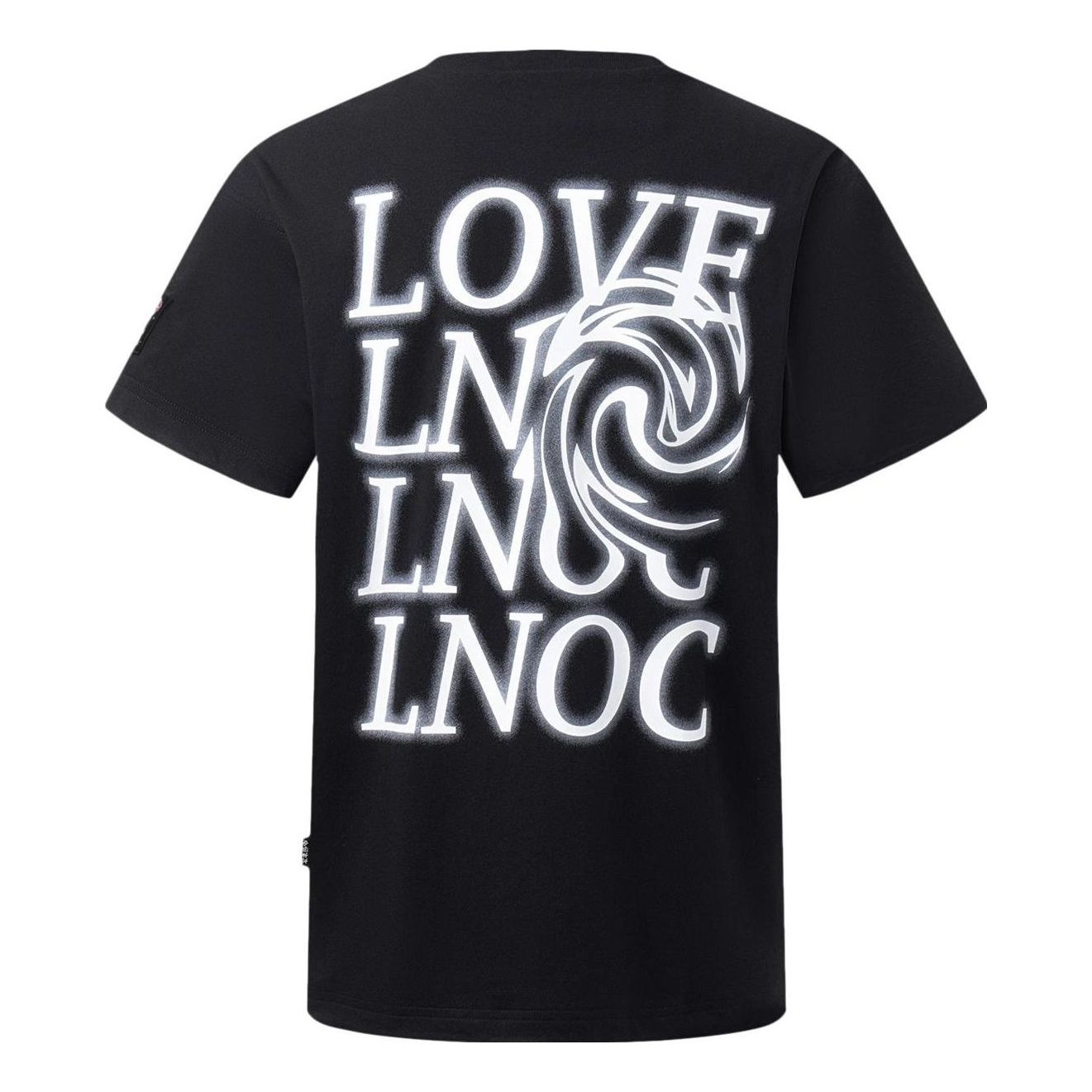 Li-Ning Valentine's Day Graphic T-shirt 'Black' AHST167-1 - 2