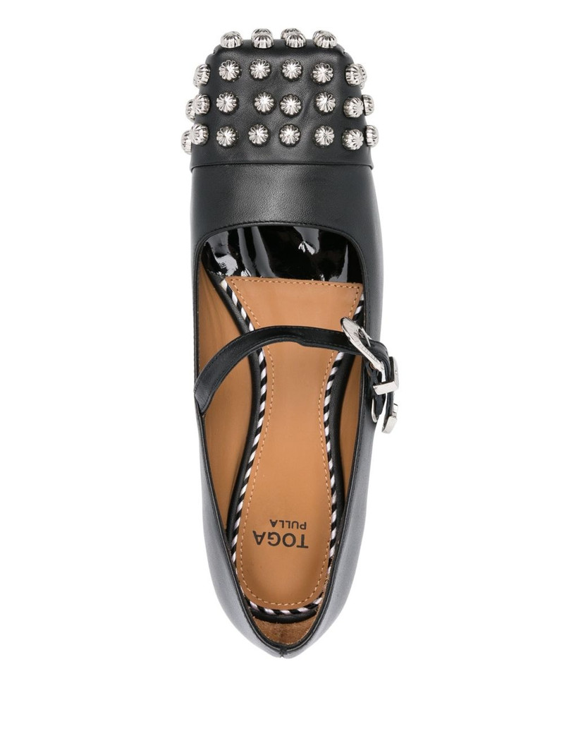 stud-detail ballet flats 4