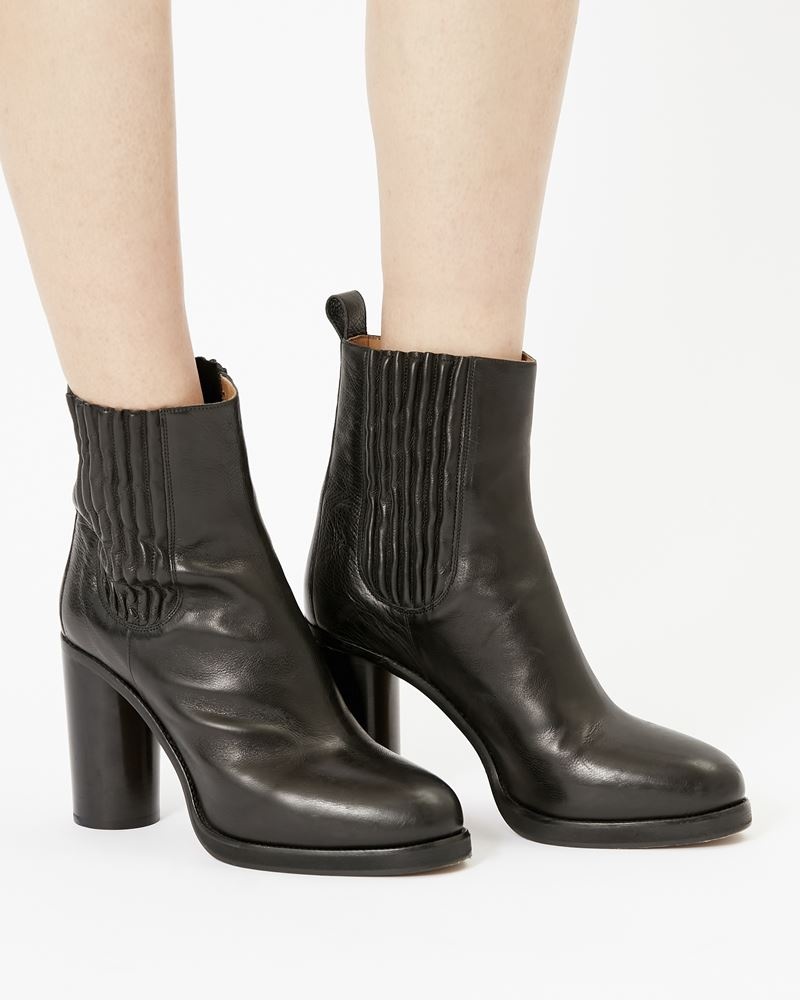 LILDE LEATHER ANKLE BOOTS - 4