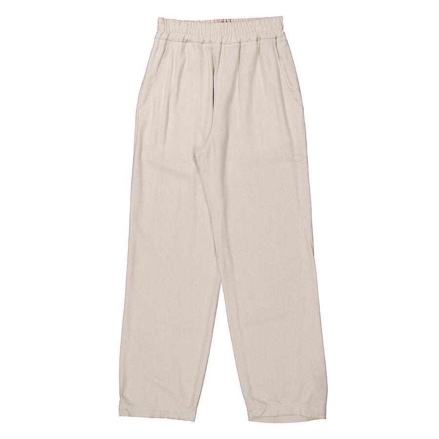 GCDS Linen Blend Wide Pants - 1