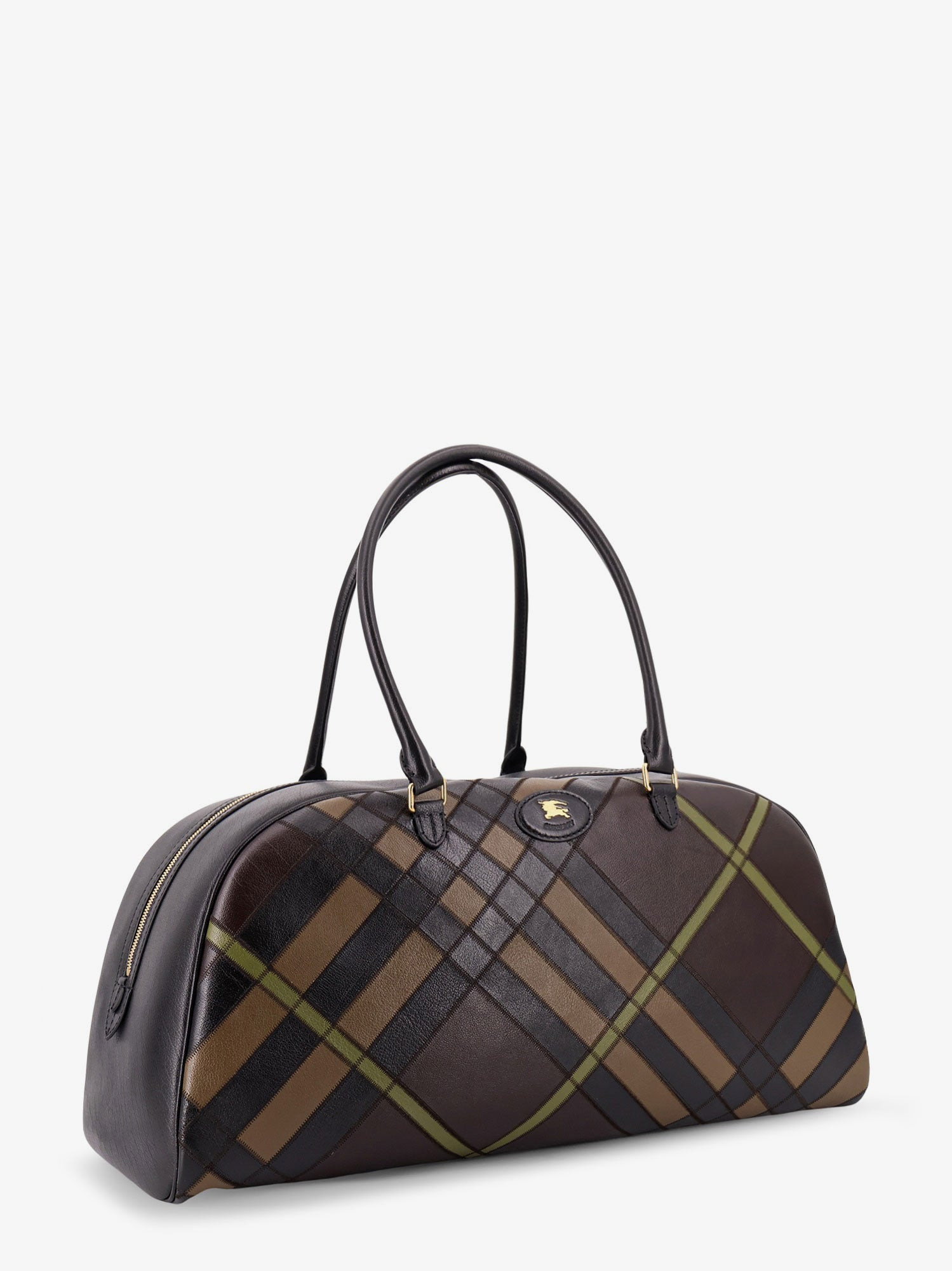 Burberry Bowling Highlands Extra Large Leather Bag - 3
