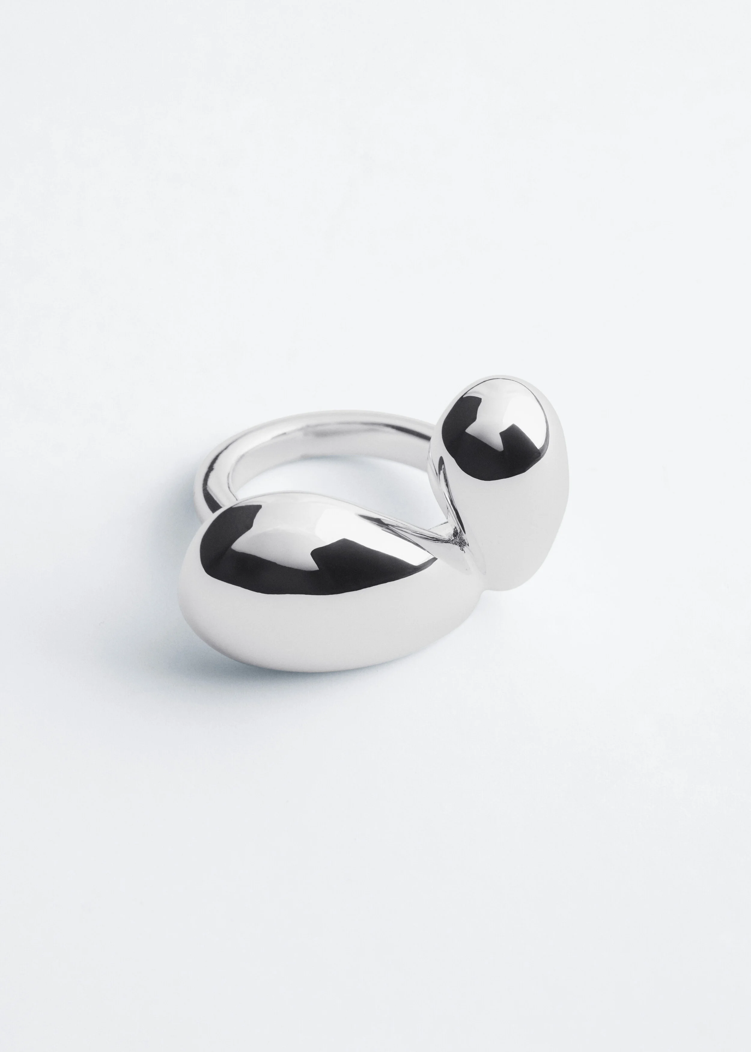 Sculptural Brass Ring - 1