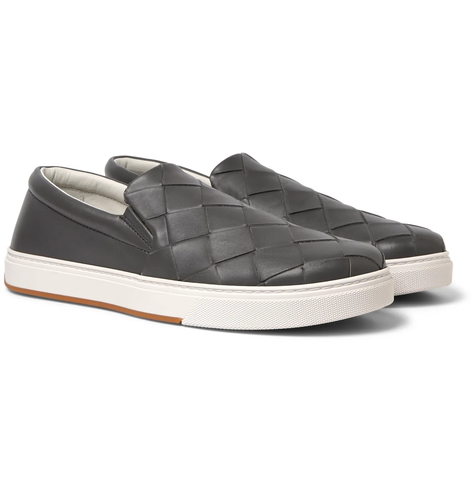 Dodger Intrecciato Leather Slip-On Sneakers - 4