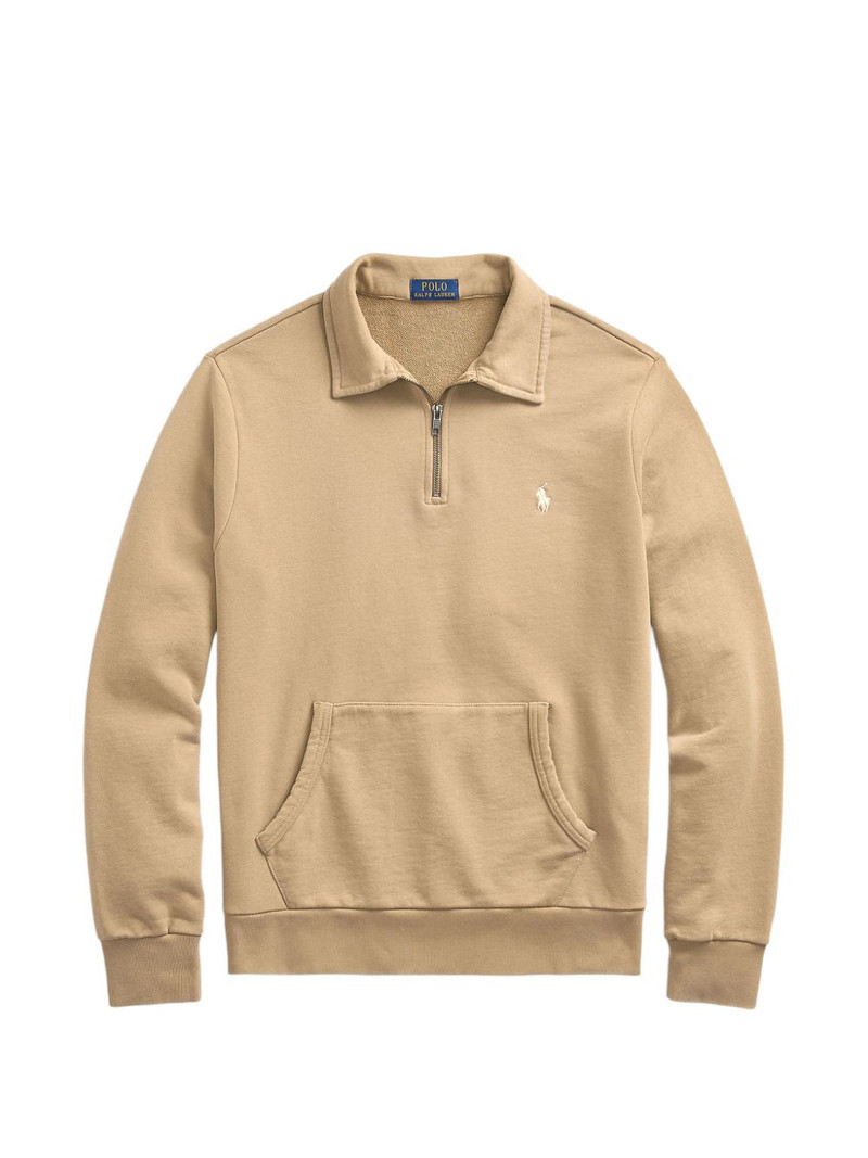 zip-fastening pocket polo shirt 1