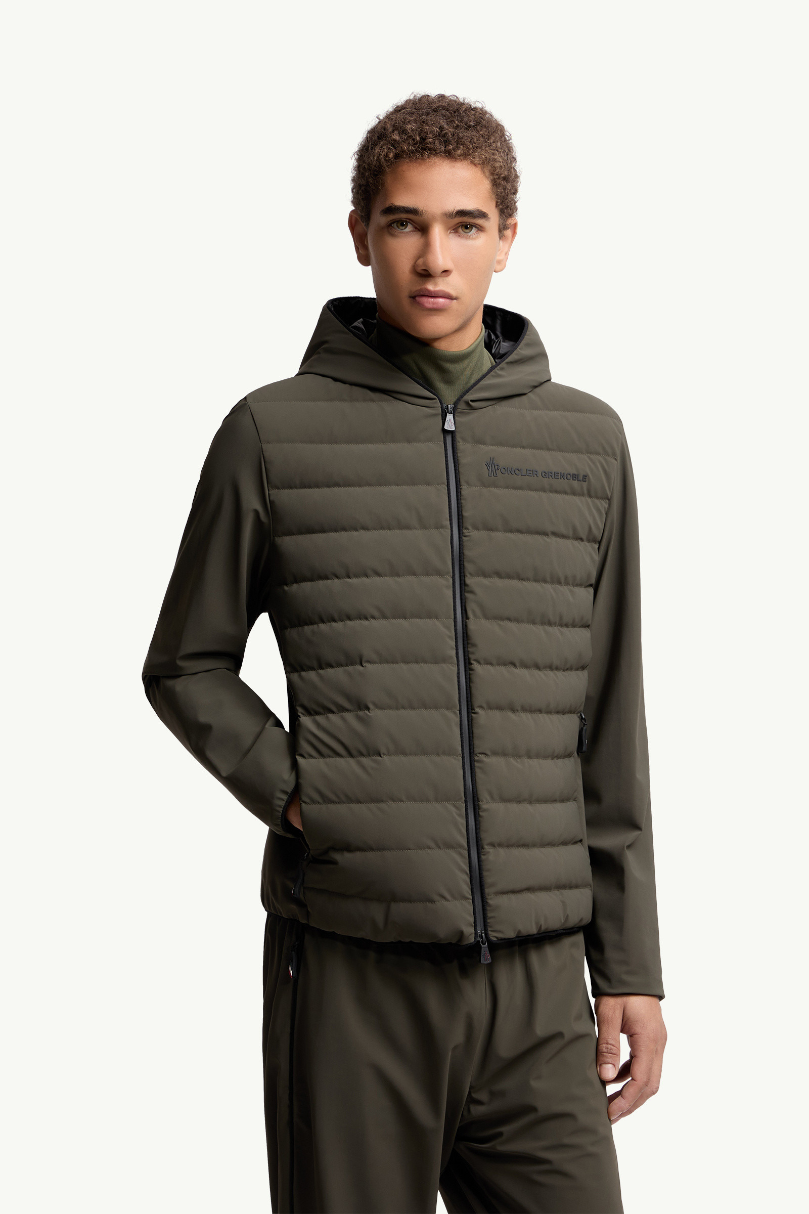 Padded Zip-Up Sweatshirt - 3