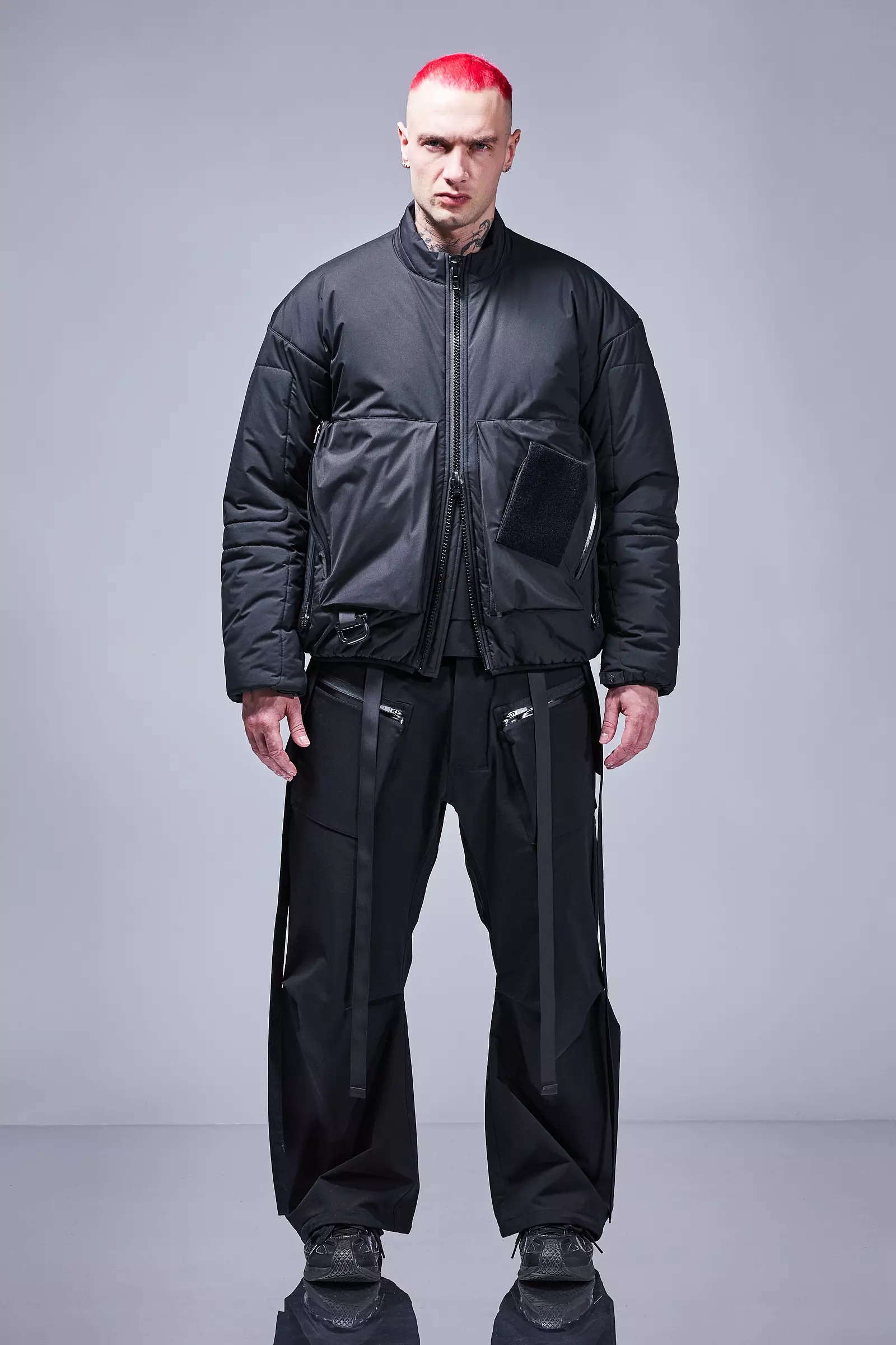 J91A-WS Windstopper® PrimaLoft® Modular Jacket Black/Black - 1