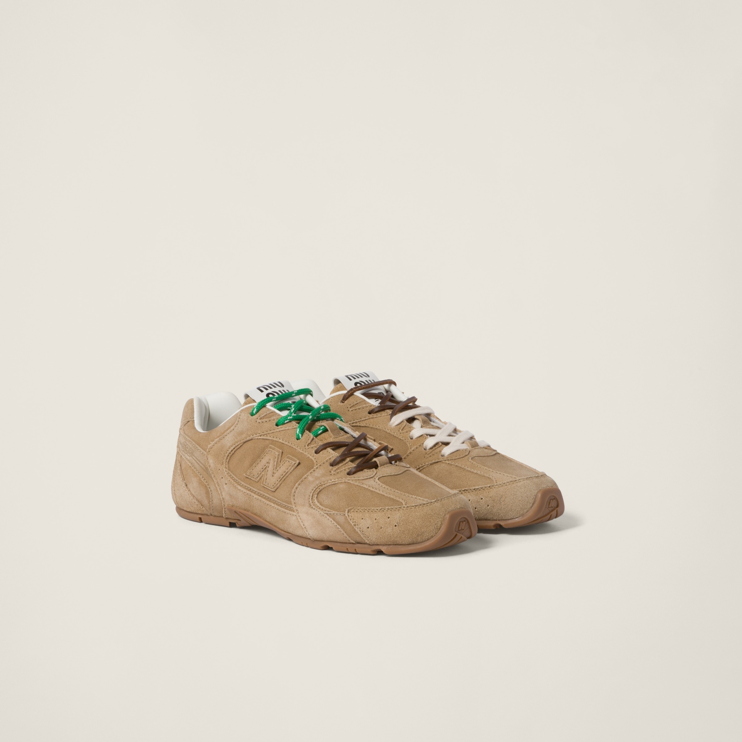 New Balance X Miu Miu 530 SL suede sneakers - 1