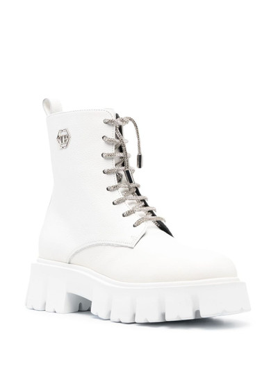 PHILIPP PLEIN calf-leather ankle boots outlook