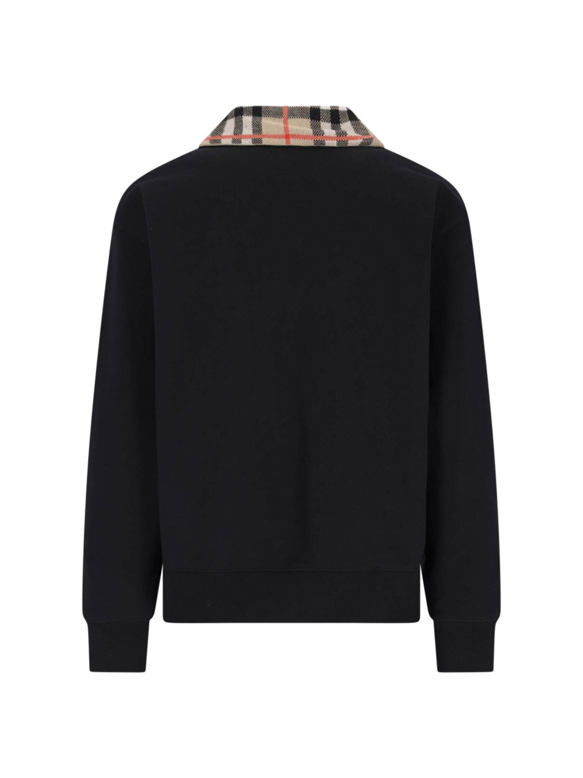 'CHECK' ZIP SWEATER - 2