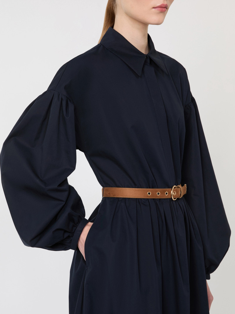MARMO Cotton shirt dress - NAVY 5