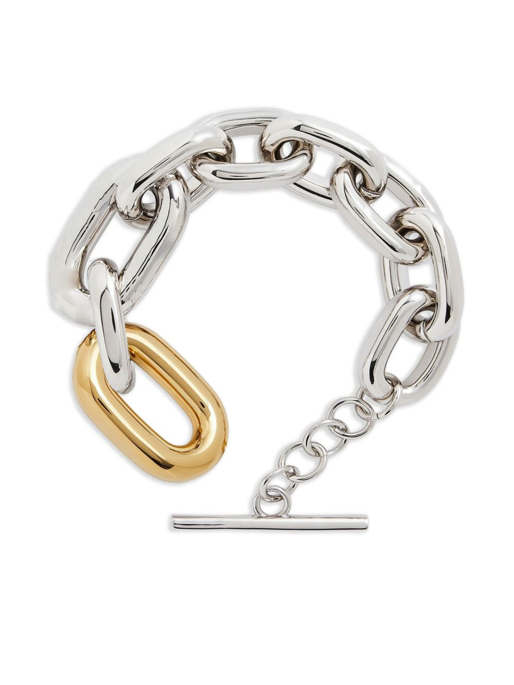 chain-link oval-link bracelet - 2