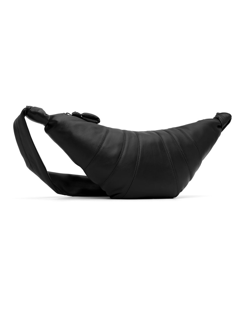 Lemaire Black Medium Croissant Bag outlook