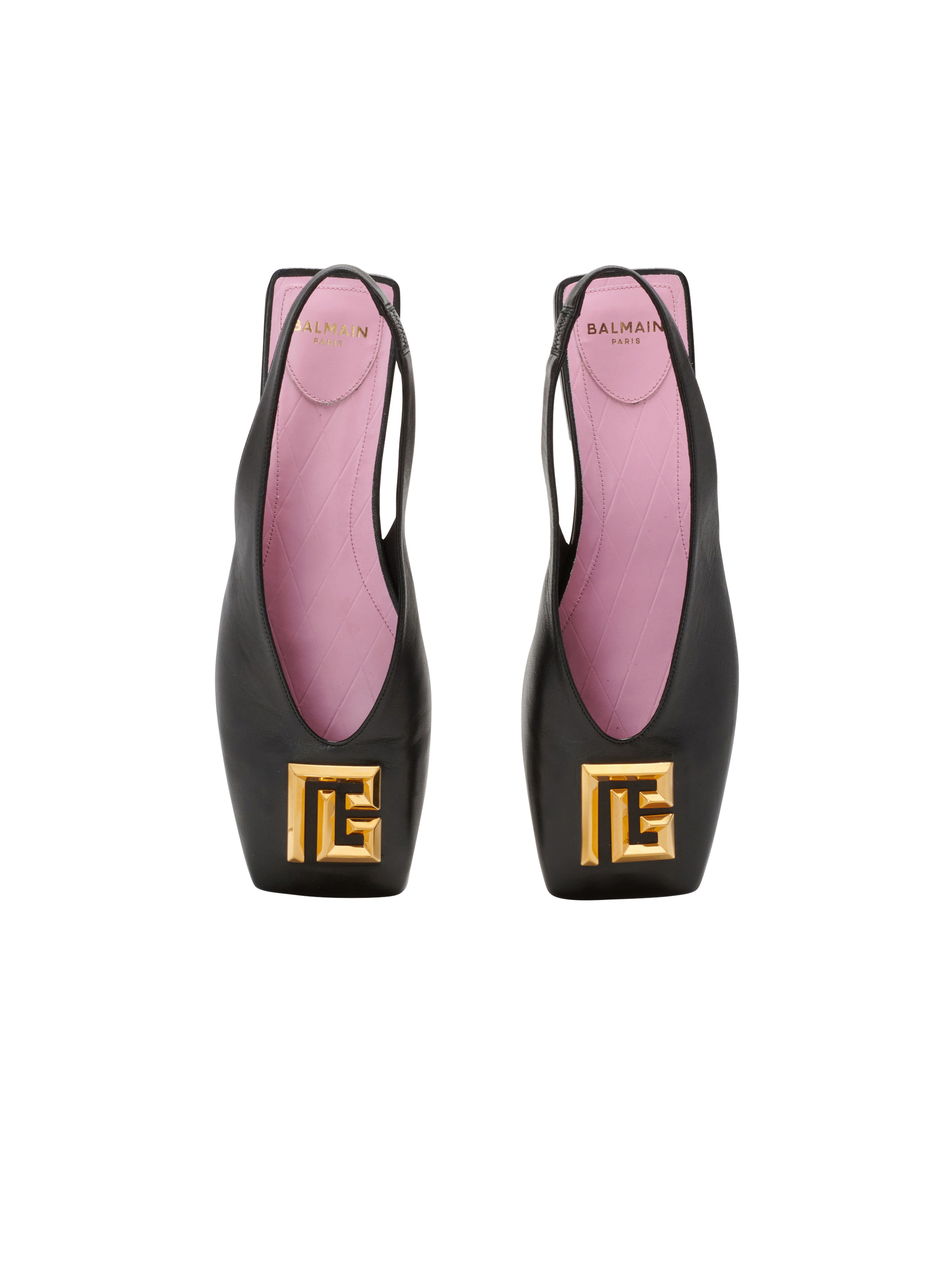 Flat Eden slingbacks in lambskin leather - 3