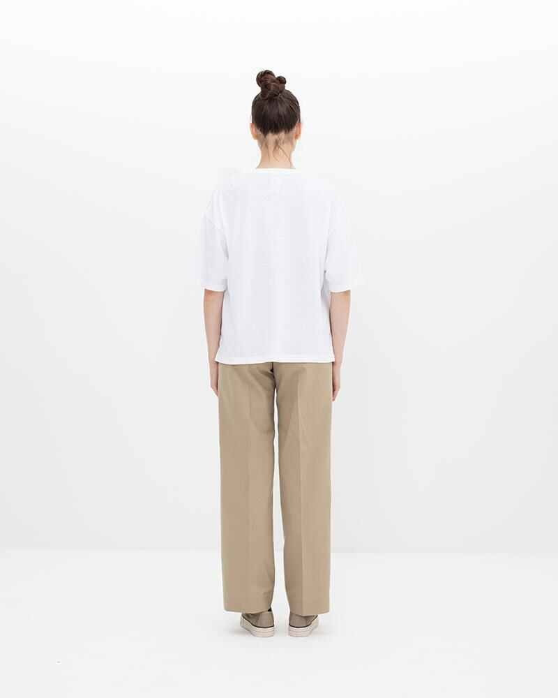 visvim JUMBO TEE S/S BUCKLE UP W WHITE outlook
