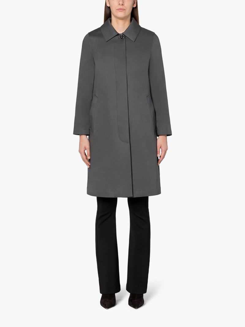 BANTON GREY RAINTEC COTTON COAT 3