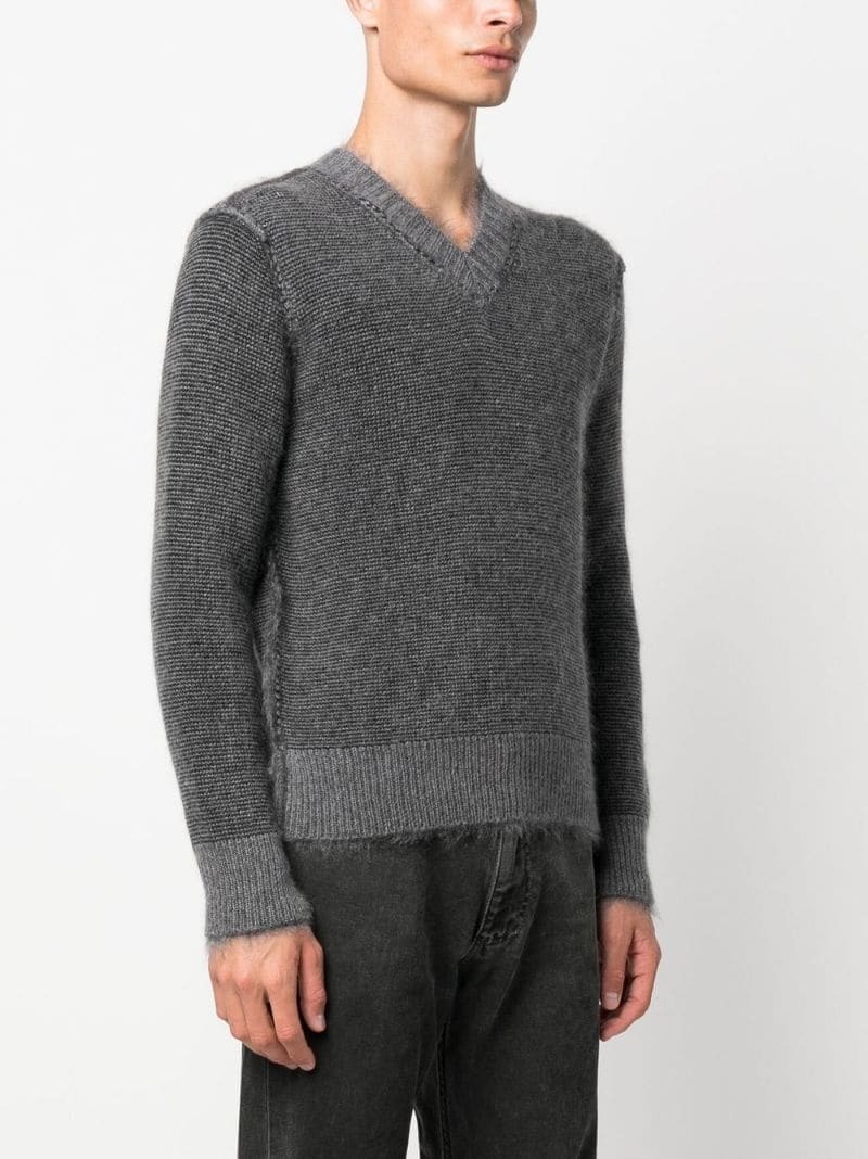 crew neck knitted jumper - 3