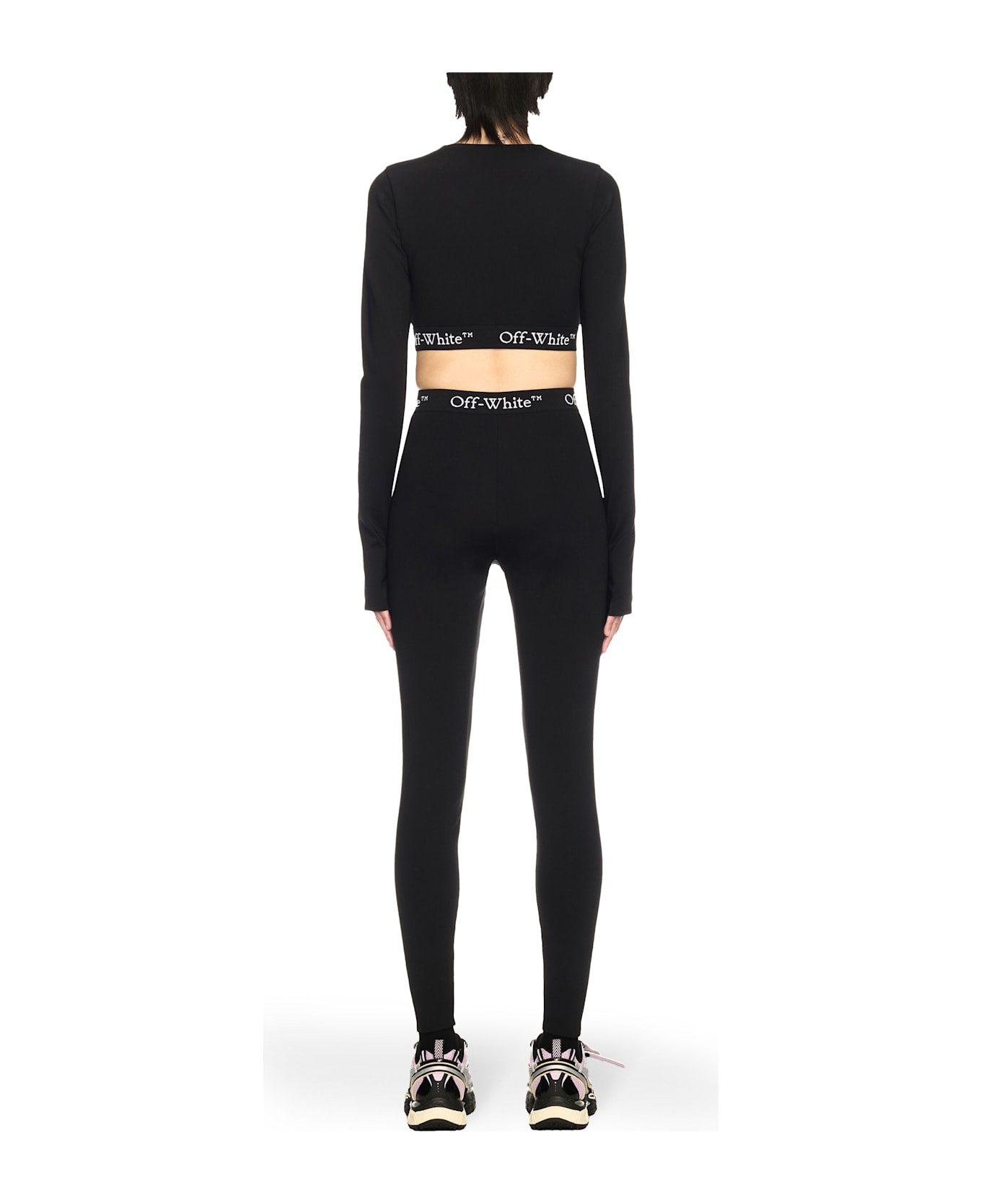 Cropped Top With Logo Band - 4
