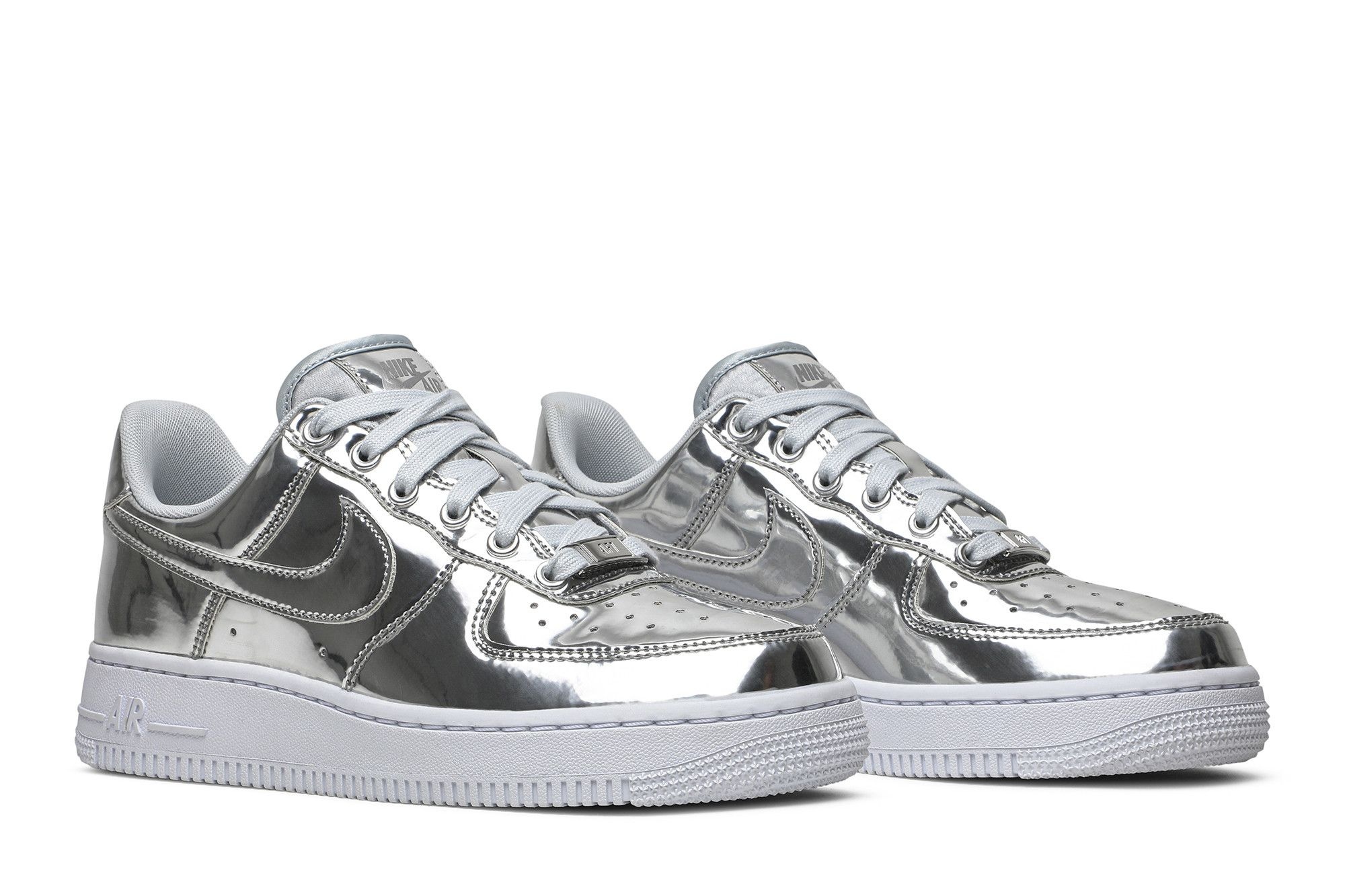 Wmns Air Force 1 SP 'Liquid Metal - Chrome' - 8