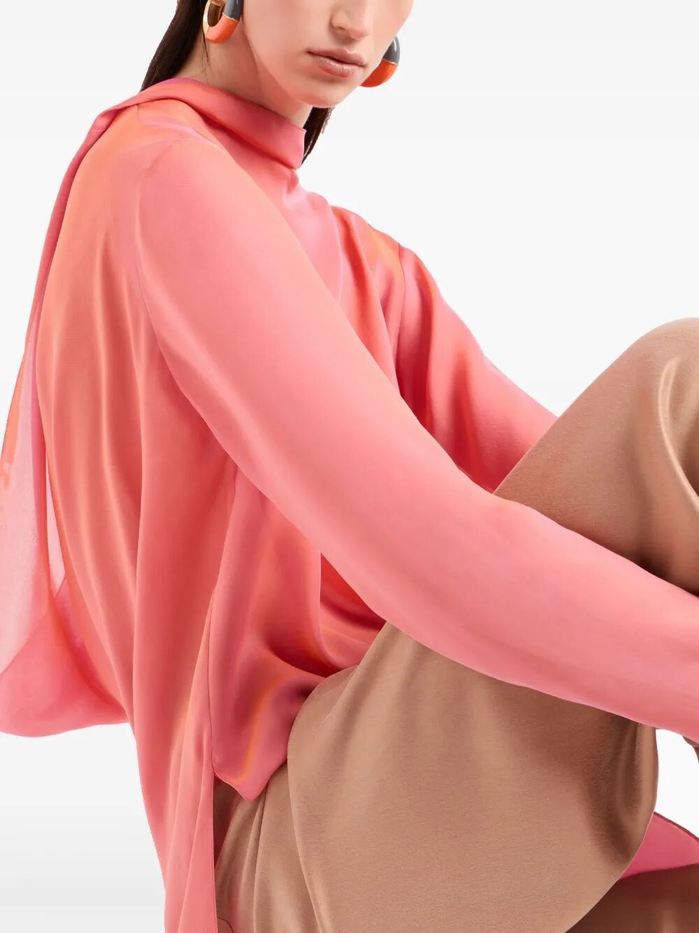 パンツ GIORGIO ARMANI PANTALONE VISCOSA SETA LAVATA GIORGIO ARMANI Giorgio Armani Women Pantalone Viscosa Seta