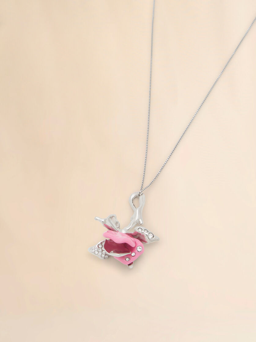 SILVER TULIP NECKLACE - 3