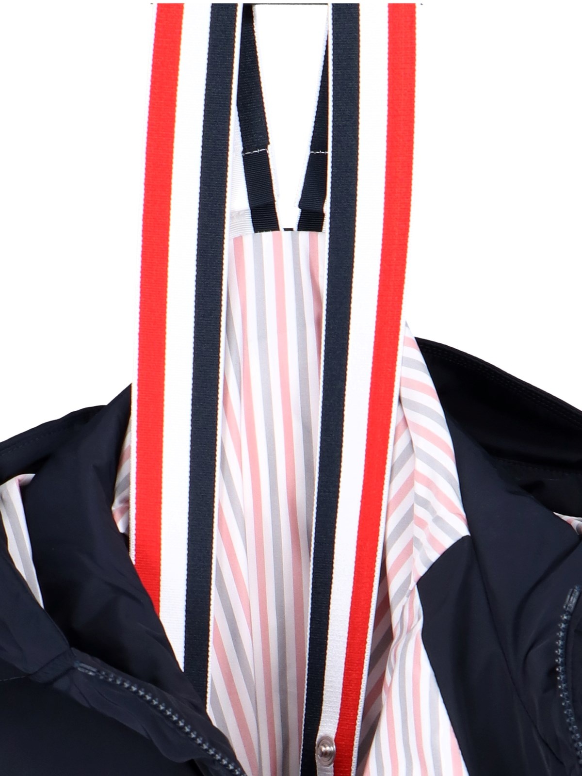 THOM BROWNE - STRIPED DETAIL DOWN JACKET - 5