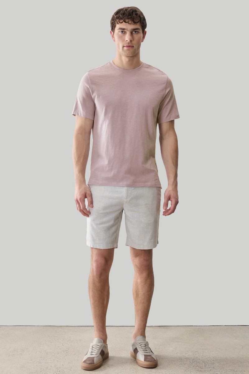 ROBERT BARAKETT Brightwood Short Sleeve Slub Tee outlook