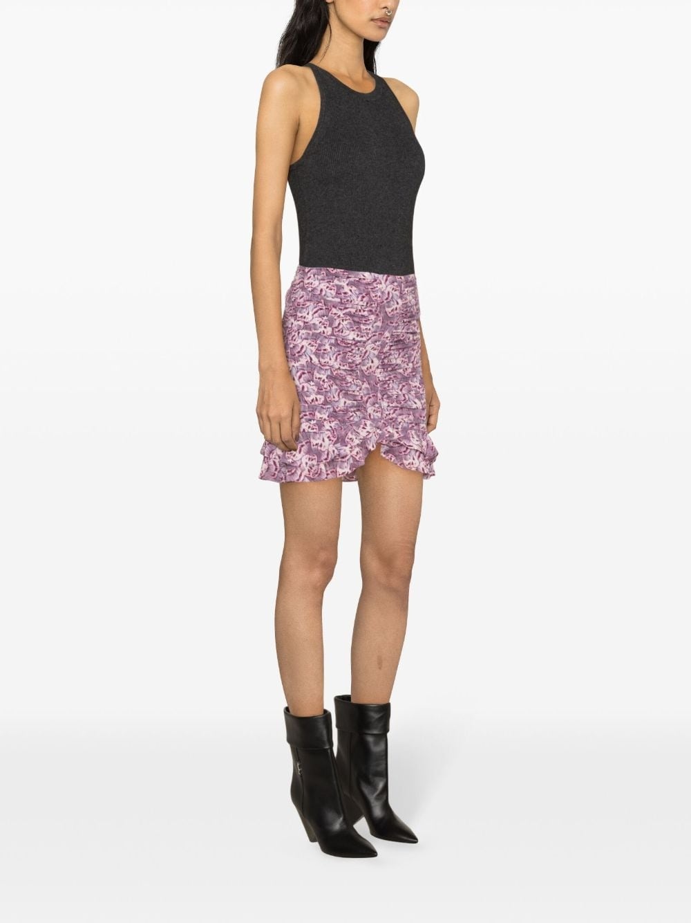 Milendi ruched miniskirt - 3