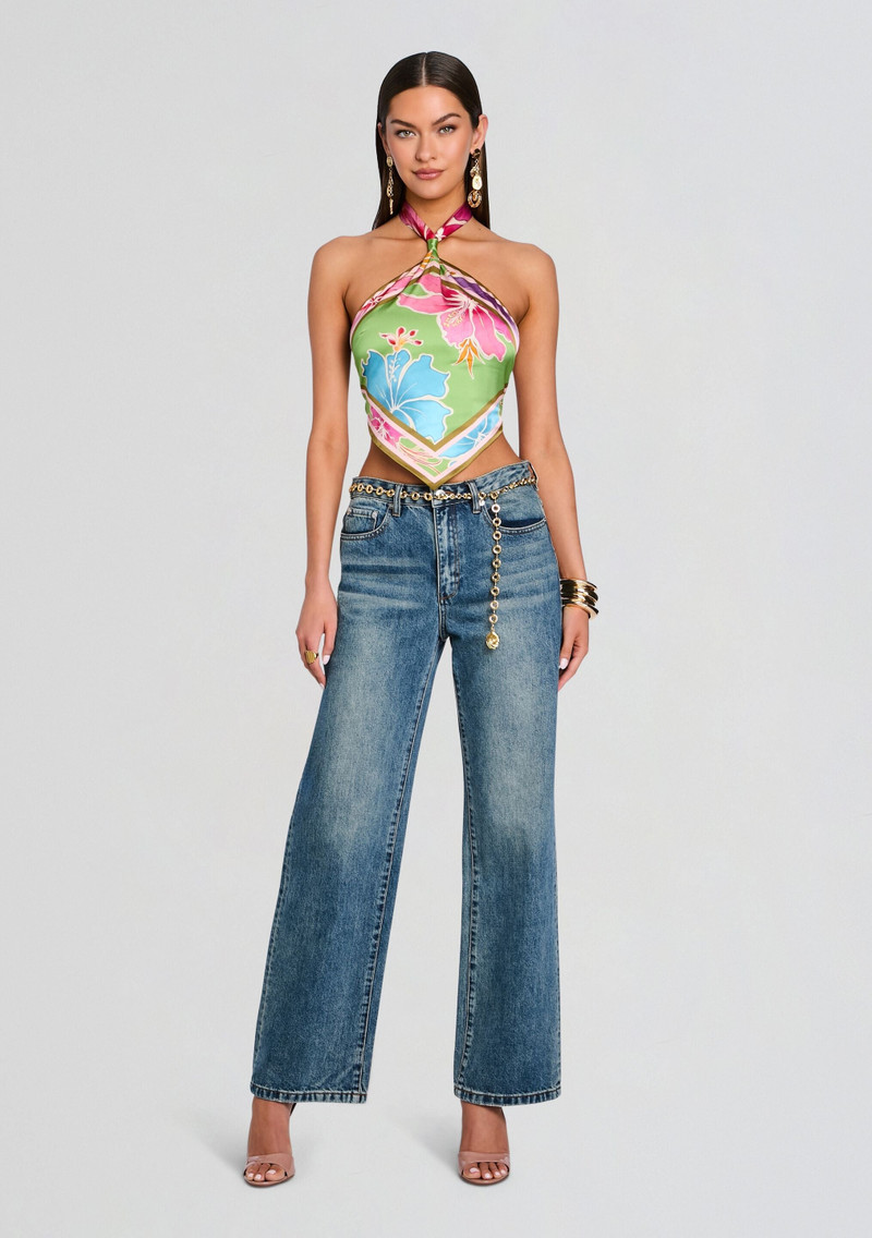 RETROFÊTE JAMIE SILK TOP outlook