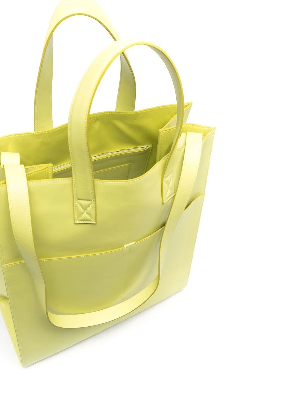 single-strap leather tote - 5