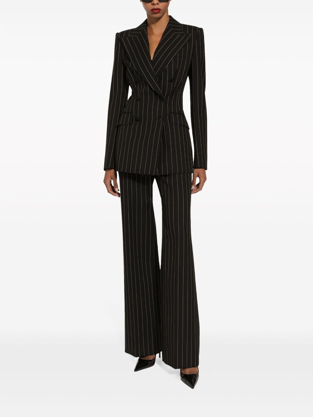 Turlington pinstriped double-breasted blazer - 3