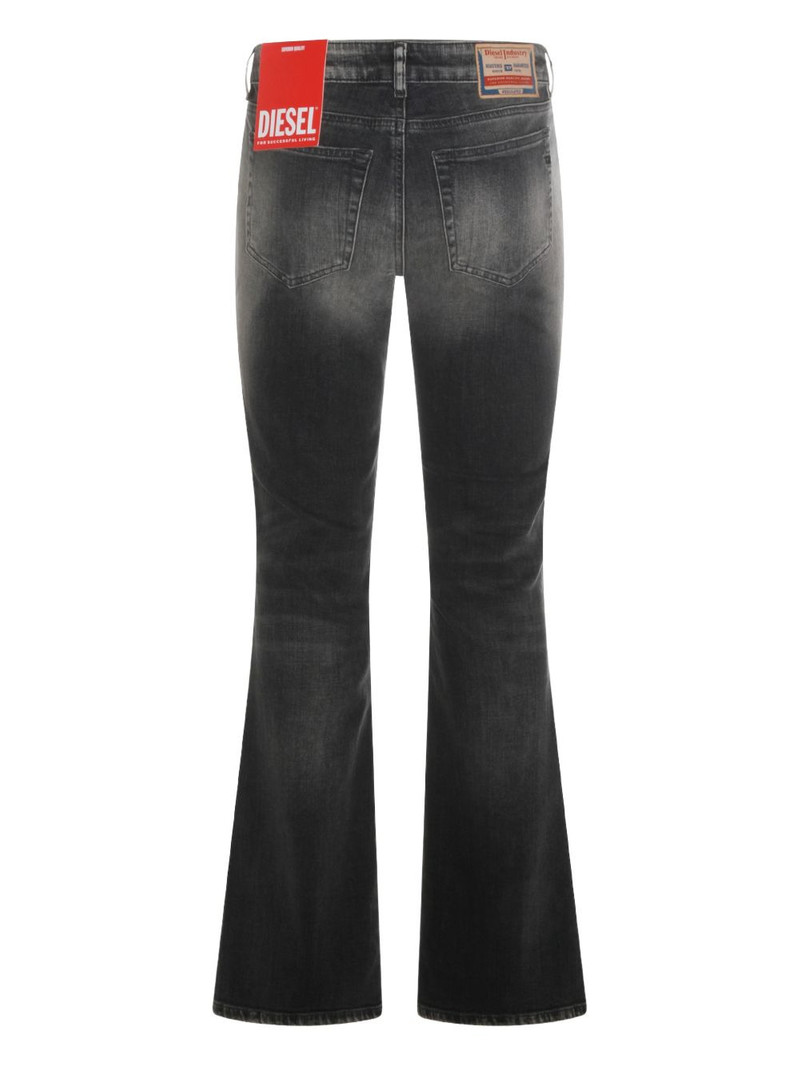 Diesel ripped bootcut jeans outlook