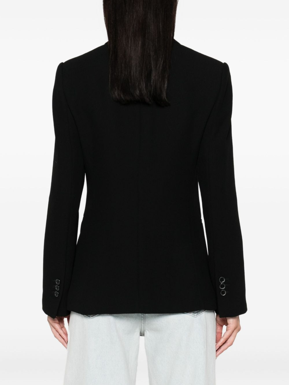 Single-Breasted Blazer Jacket - 3