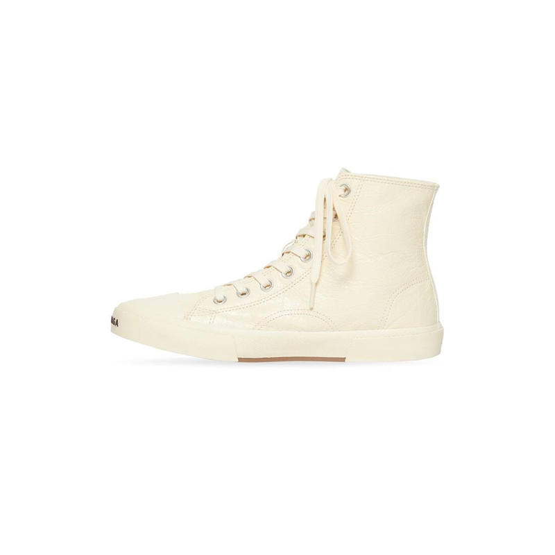 BALENCIAGA Men's Paris High Top Sneaker in White outlook
