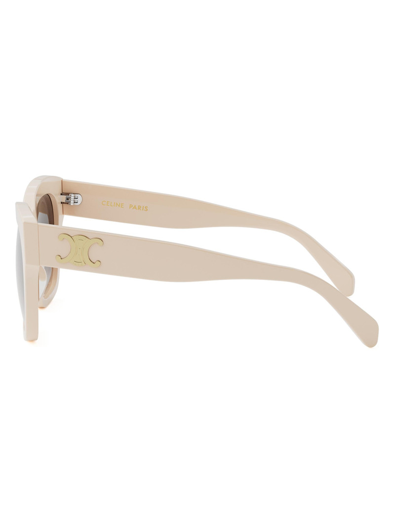 Women's Triomphe 55MM Geometric Sunglasses - Cream Brown Gradient 3