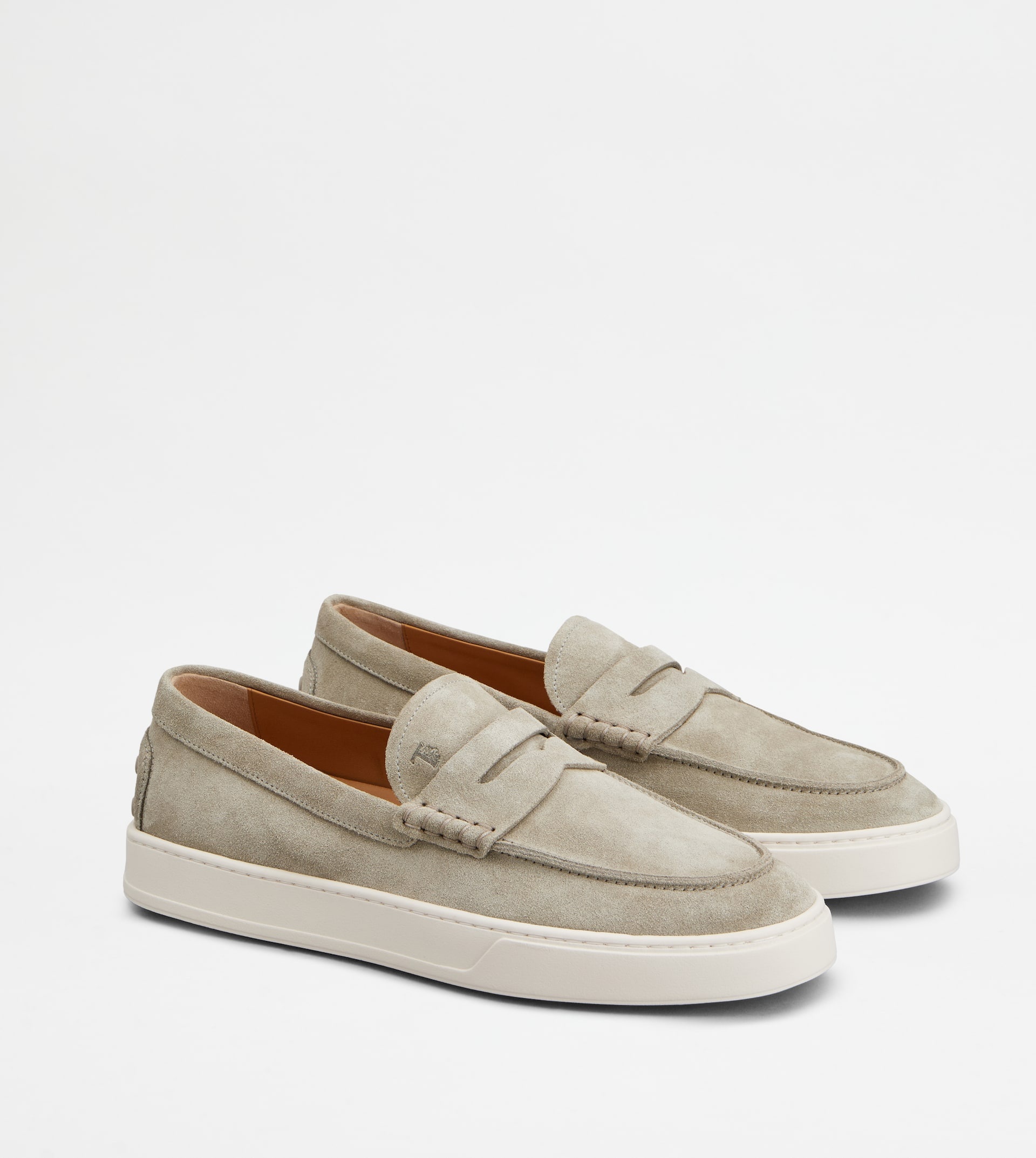 LOAFERS IN SUEDE - BEIGE - 2