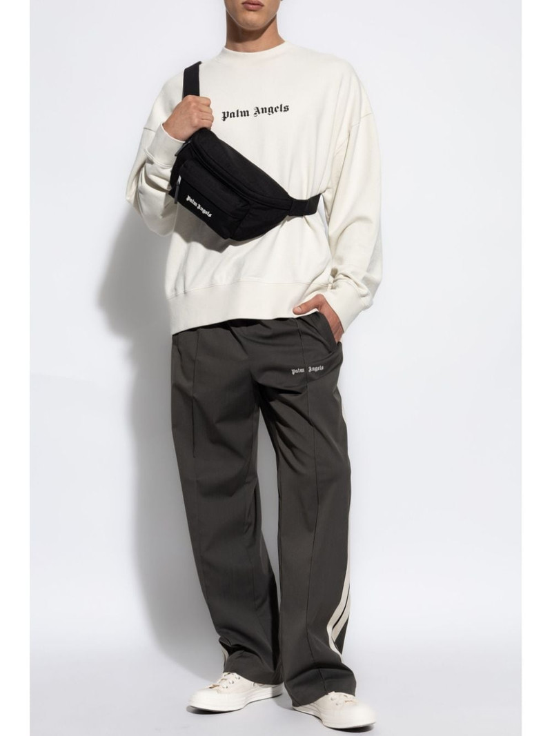 Palm Angels logo-print sweatshirt outlook