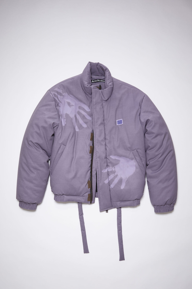 Acne Studios Heat reactive jacket - Black/lilac purple - FA-UX