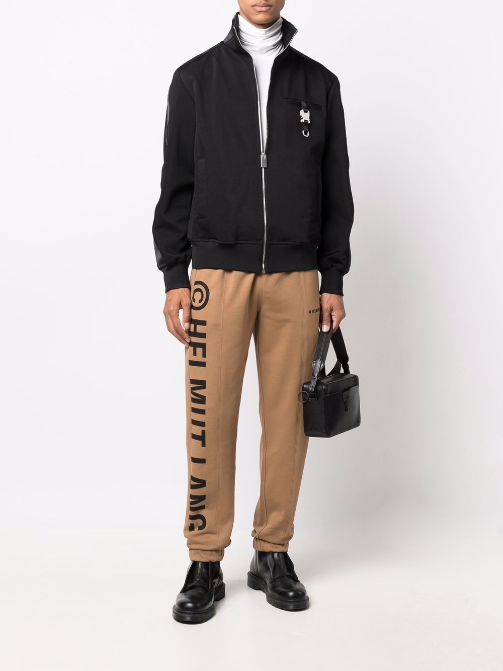 LOGO-PRINT TRACK PANTS - 4